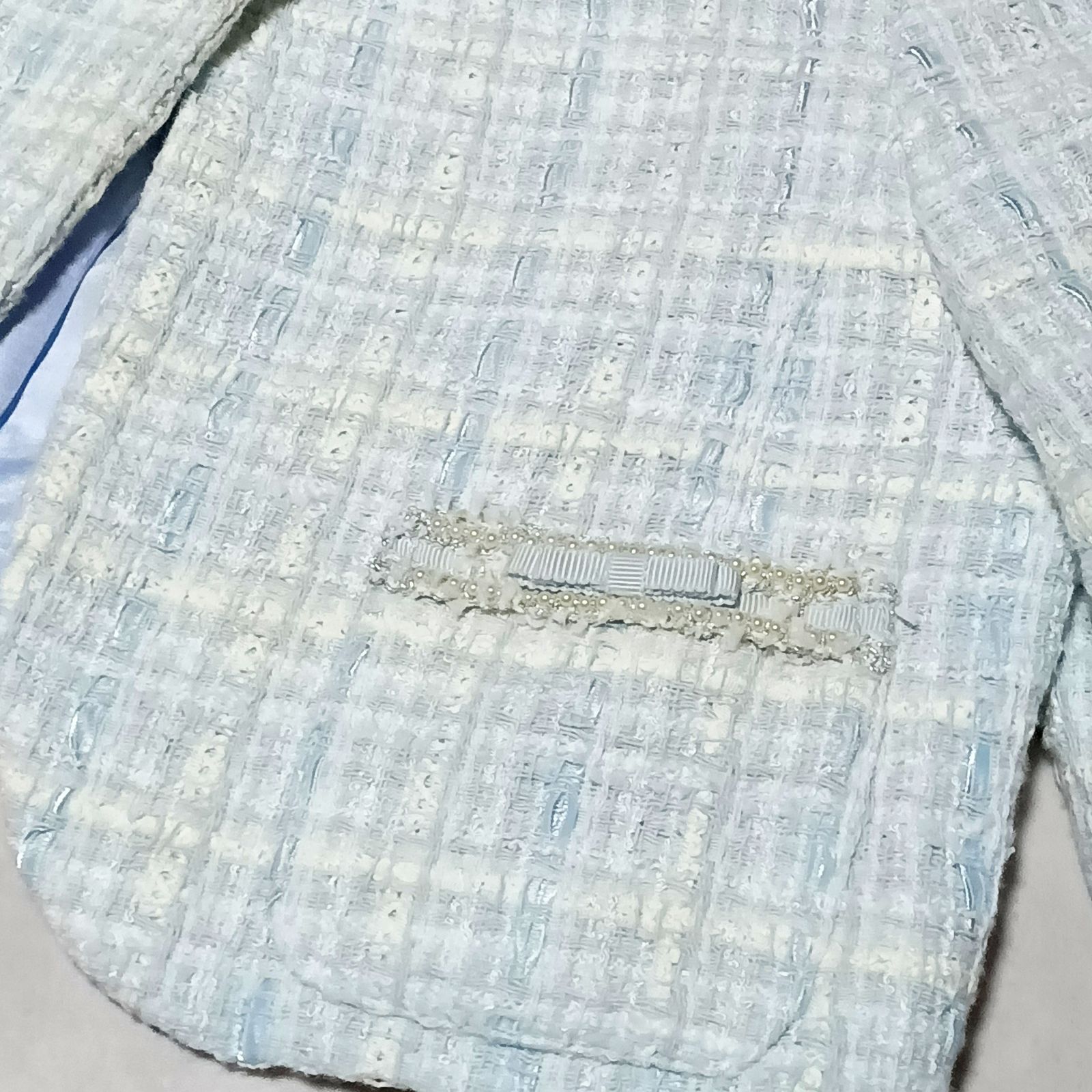 極美品】TOCCA 定価¥38500 ツイード ジャケット 入学式 セレモニー 