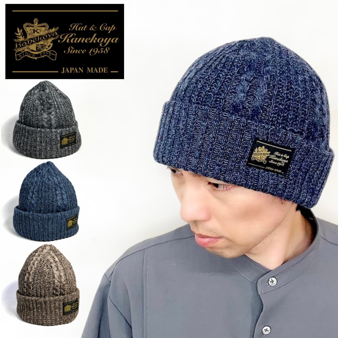 新品未使用 定価13200円 パパス ゴルフ ニットキャップ リバーシブル 名前 ファースト ネーム Papas+ パパスプラス ニット帽