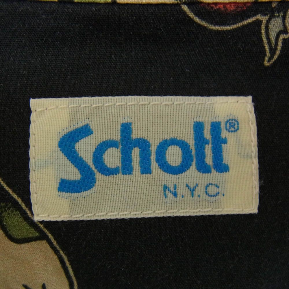 schott ショット HAWAIIAN LS SHIRT TATTOO ハワイアン タトゥー