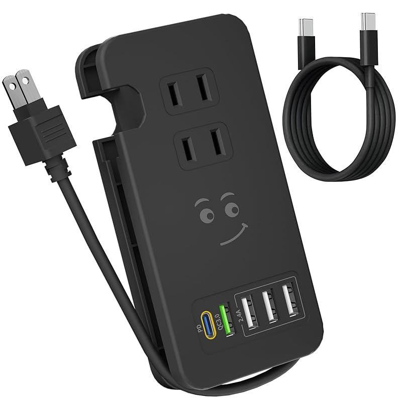 素直な虹 電源タップ usb付き タイプc 急速充電 【USB-C PD急速充電