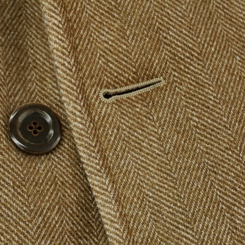 ボリオリ BOGLIOLI K.JACKET ウールポリエステルナイロン ダブルブレストコート ブラウンカーキ サイズ44 メンズ KANDAIZUMI_COM