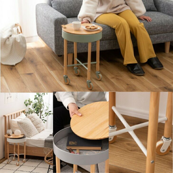 東谷 ワゴンサイドテーブル END-353 183 東谷 ワゴンサイドテーブル END-353 183