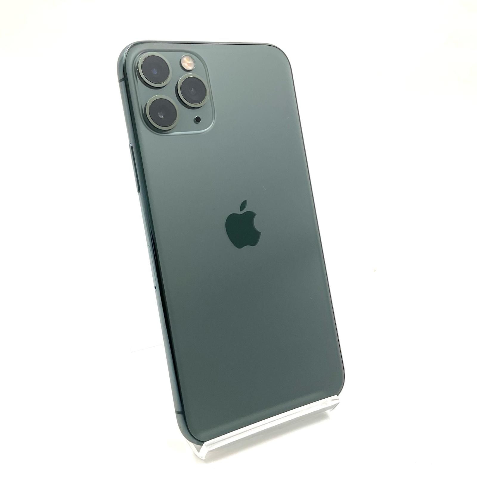 【全額返金保証】【最速発送】Apple iPhone 11 Pro 64GB ミッドナイトグリーン SIMフリー 70% 動作確認済