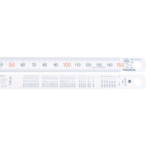 7営業日以内発送 個数 1個 トラスコ中山 ＴＲＵＳＣＯ TSU150N 直尺1．5m 415-0724 測定工具 オレンジブック 生産加工用品 沖縄離島販売不可
