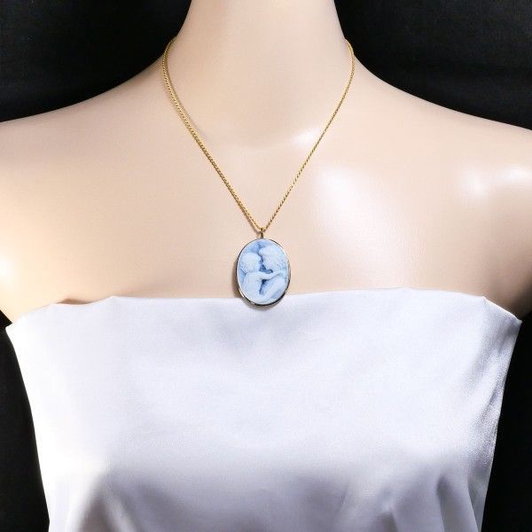 NECKLACE ストーンカメオ