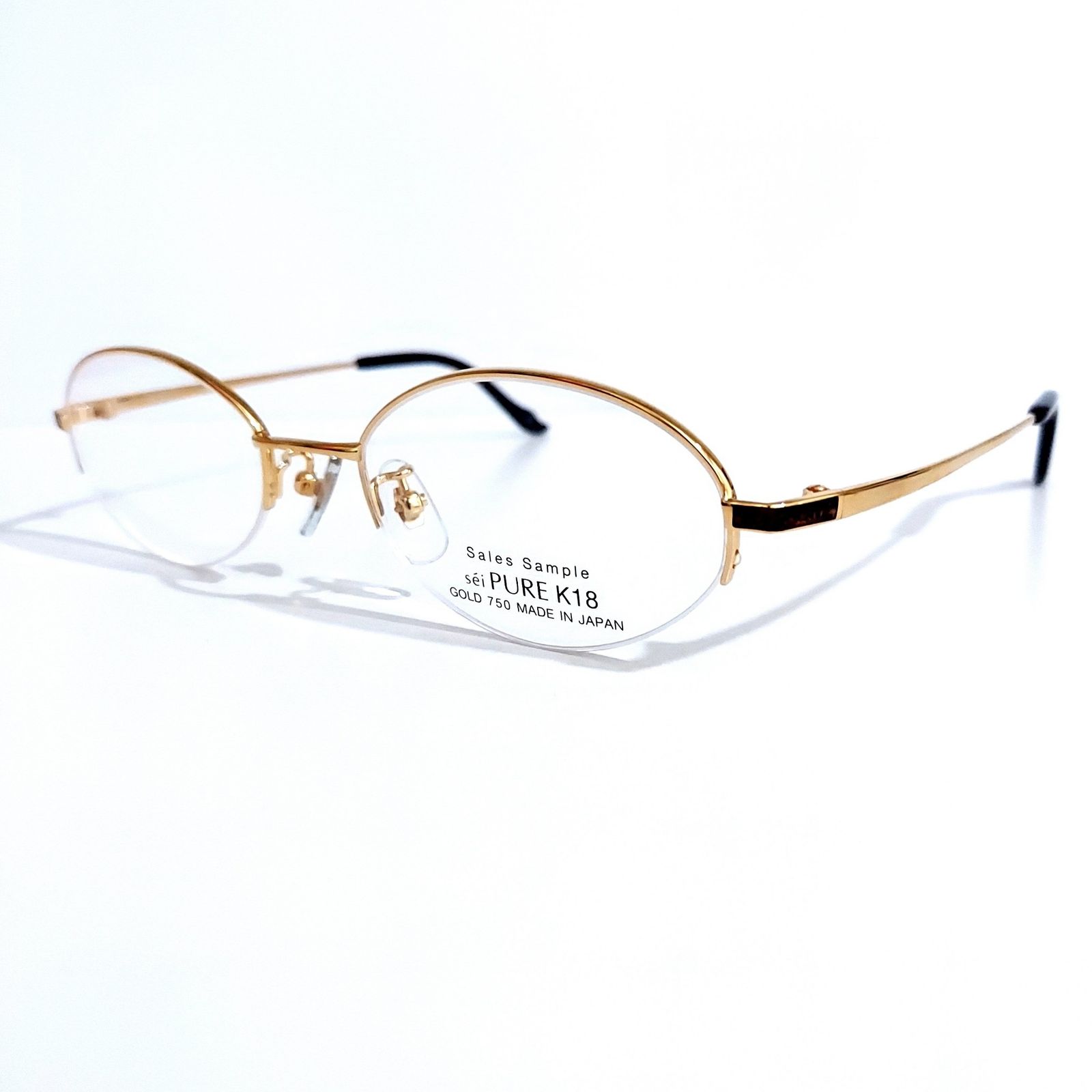 No.1702メガネ sei PURE K18【度数入り込み価格】 - メルカリ