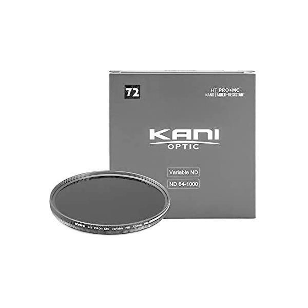 KANIレンズフィルター NDフィルター 可変式 バリアブル 減光フィルター HT PRO MC ND64-1000 72mm 72mm