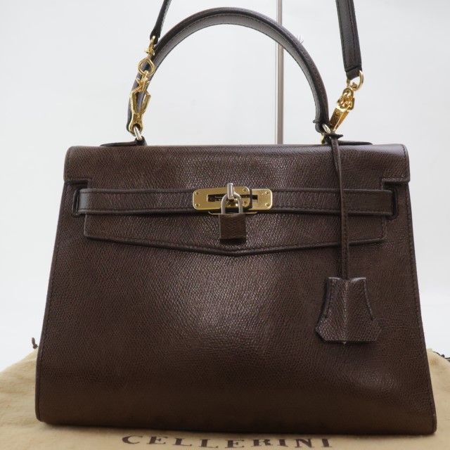 スーパーセール 美品】CELLERINI チェレリーニ ハンドバッグ ショルダーバッグ バッグ