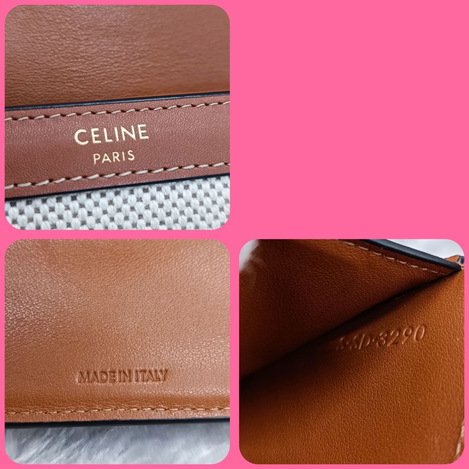 CELINE 》 セリーヌ スモール フラップウォレット トリオンフ 