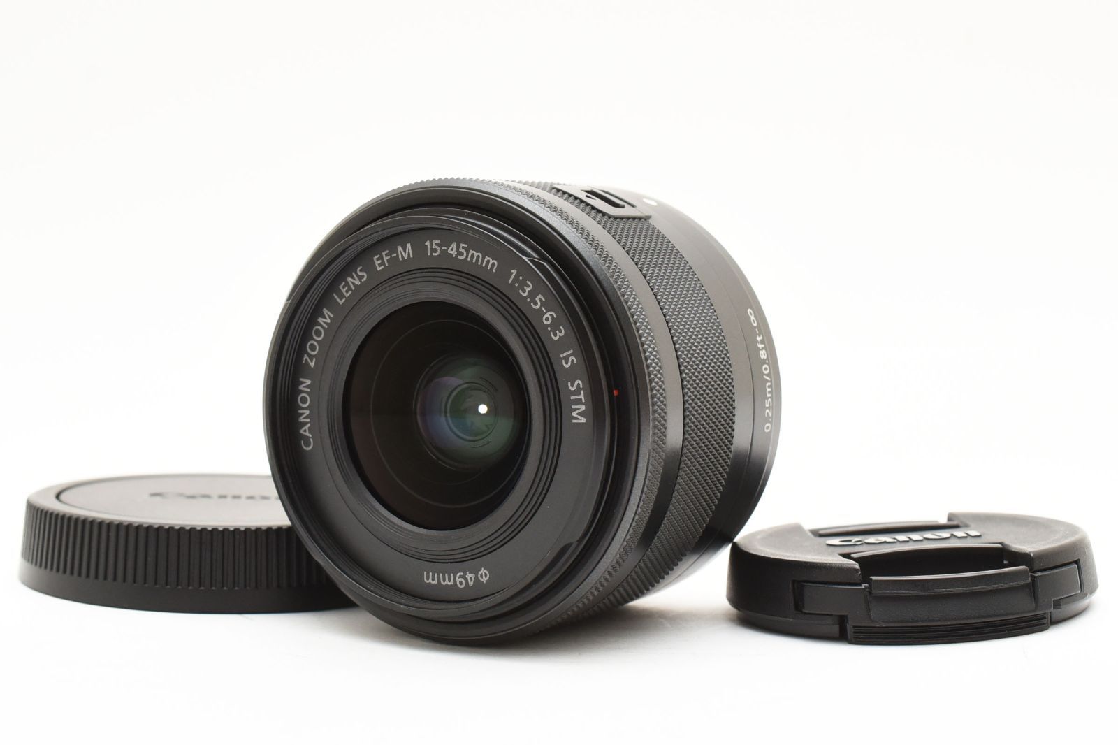 ★美品★ Canon キヤノン EF-M 15-45mm F3.5-6.3 IS STM ミラーレスカメラ用ズームレンズ シルバー #2614 ☆美品☆キヤノン Canon EF-M 15-45mm F3.5-6.3 IS STM グラファイト