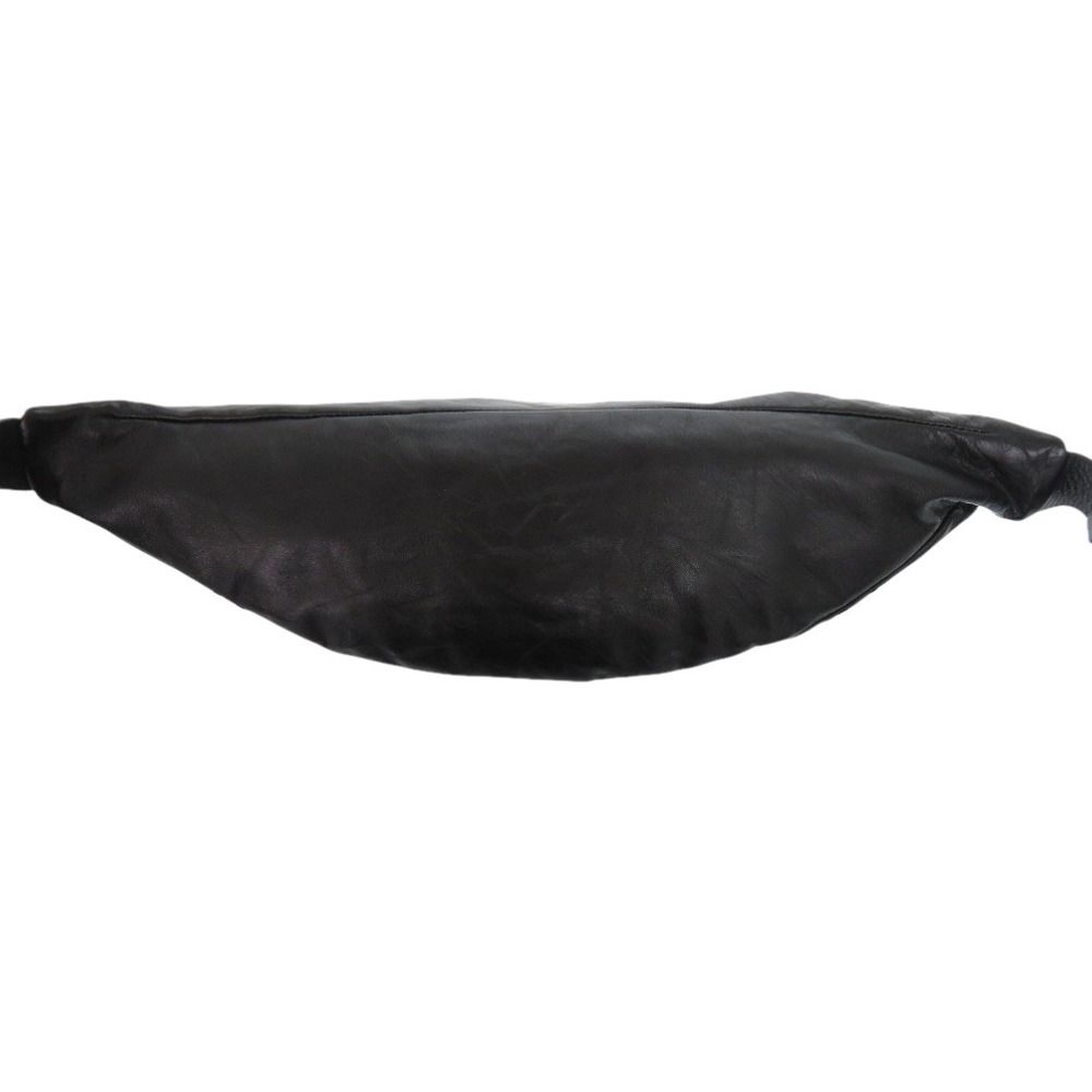 ジルサンダー バナナ ベルトバッグ レザー ブラック ウエストバッグ 黒 1515 JIL SANDER