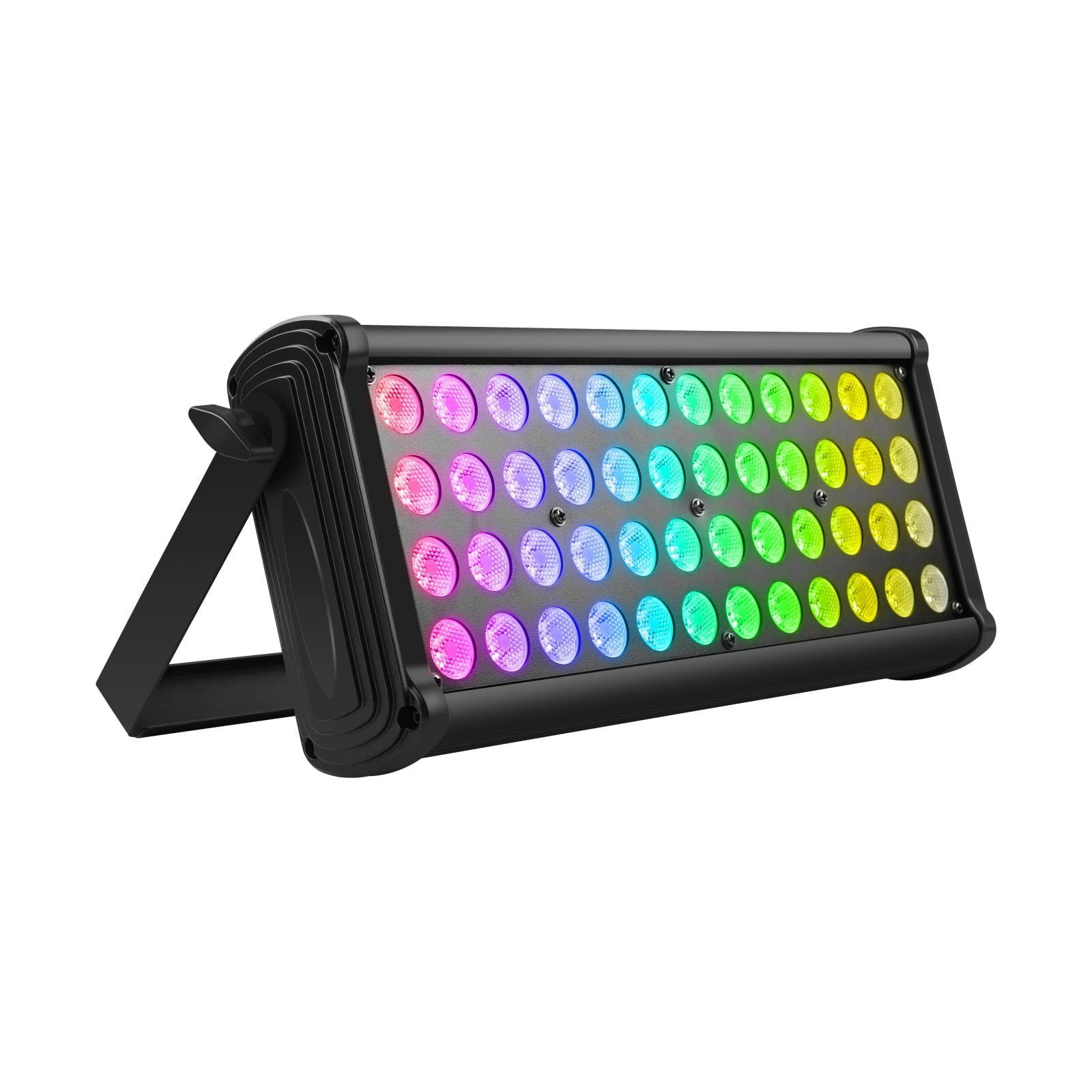 在庫処分 RGB 壁 DMX512 高演色性 高輝度 洗灯 調光 音声制御 ウォッシュライト 自動モード 雰囲気作り ステージライト 角度調節 クラブライト DMX照明 舞台照明 舞台 ステージ LED コンサートバー ディスコ 48 カラオケ DJ パ