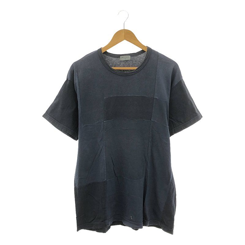 COMME des GARCONS HOMME / コムデギャルソンオム | AD1996 | 1990s～ パッチワーク クルーネック Tシャツ カットソー | ネイビー系 | メンズ