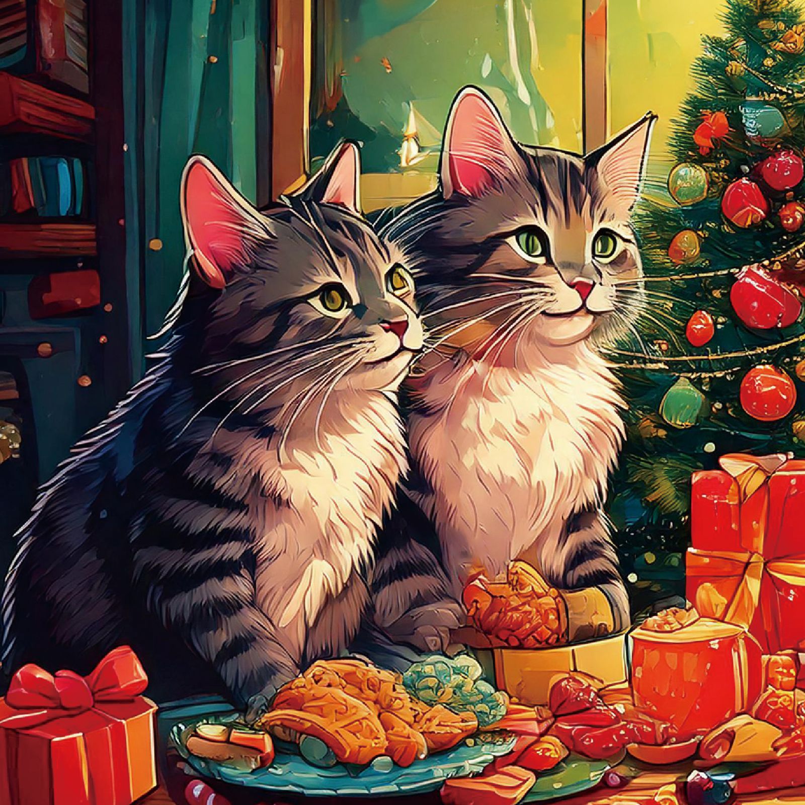 Xmas猫✨ 今年も静かなクリスマスを猫と‎…ꧦ𐅁𐀸𐋠𛰙᭜᭜ ⁡ いつか ラップランド