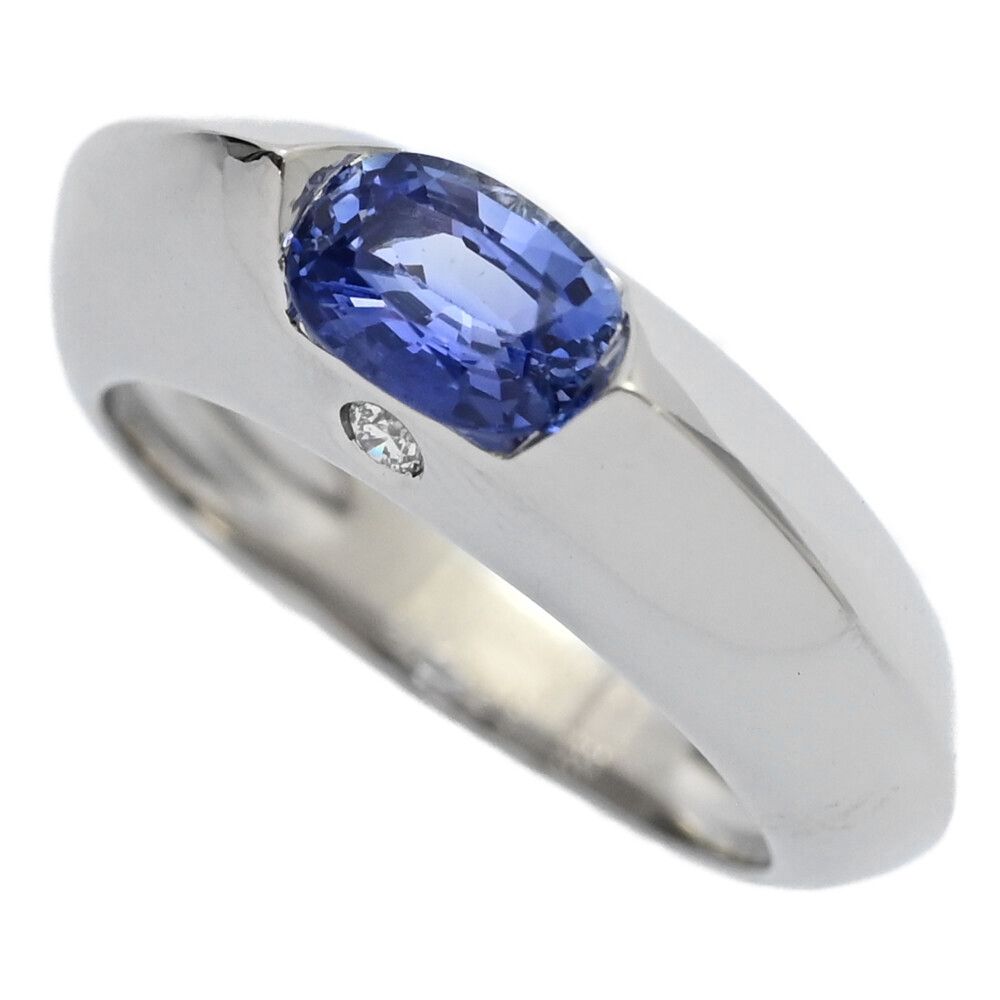 PIAGET ピアジェ オーラ･ブルーサファイア･ダイヤモンド リング･指輪 K18 WG無 -9.3g 12号 52 ホワイトゴールド プレゼント ♀ S レディース 590720