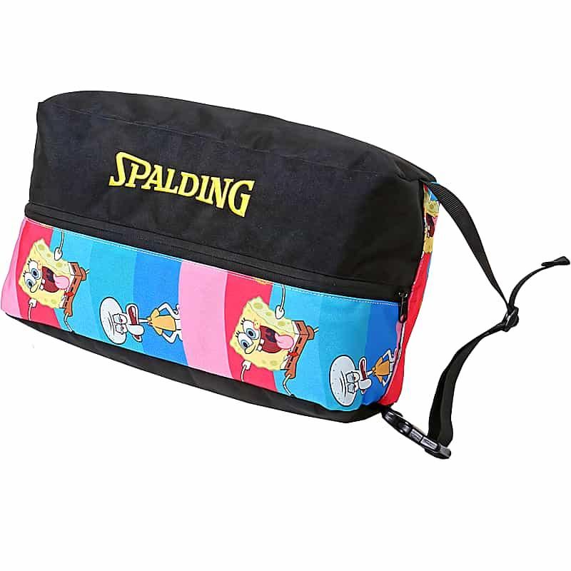 SPALDING バスケットボールバッグ スポンジボブデザイン SPALDING スポルディング ボールバッグ スポンジ・ボブ アイズ