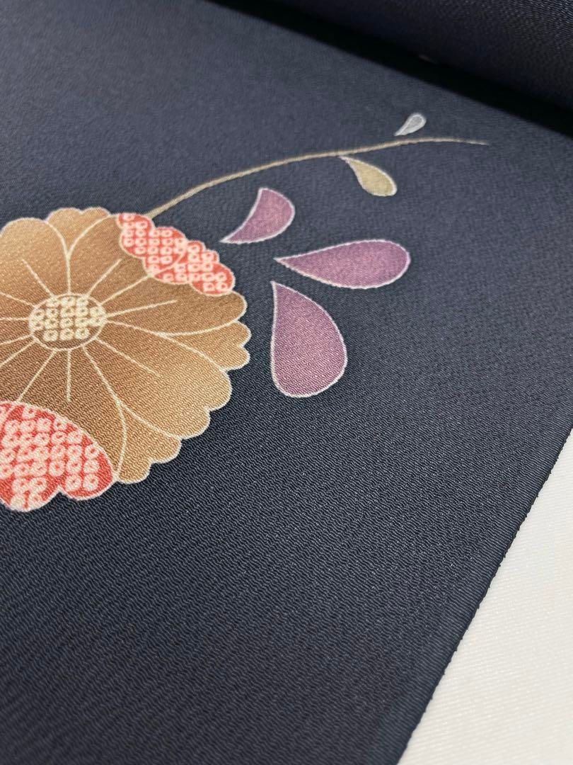 小紋 染の北川 金彩 藍鉄色 正絹 反物 小紋 染の北川 金彩 藍鉄色 正絹 反物 - メルカリ