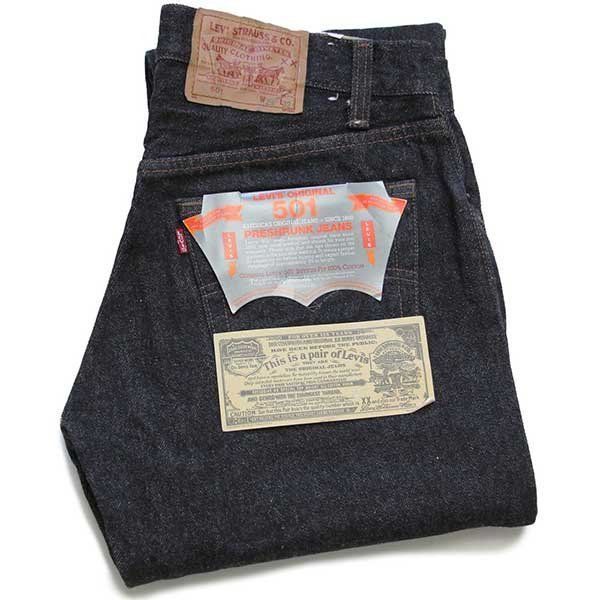 デッドストック★80s USA製 Levi'sリーバイス 501 先染め ブラック デニムパンツ w29 L32★オールド ビンテージ ジーンズ  ストレート