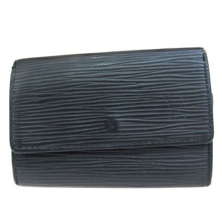 【中古】  ルイヴィトン LOUIS VUITTON ミュルティクレ 6連キーケース エピ ノワール ブラック レザー CA0957 08JA087