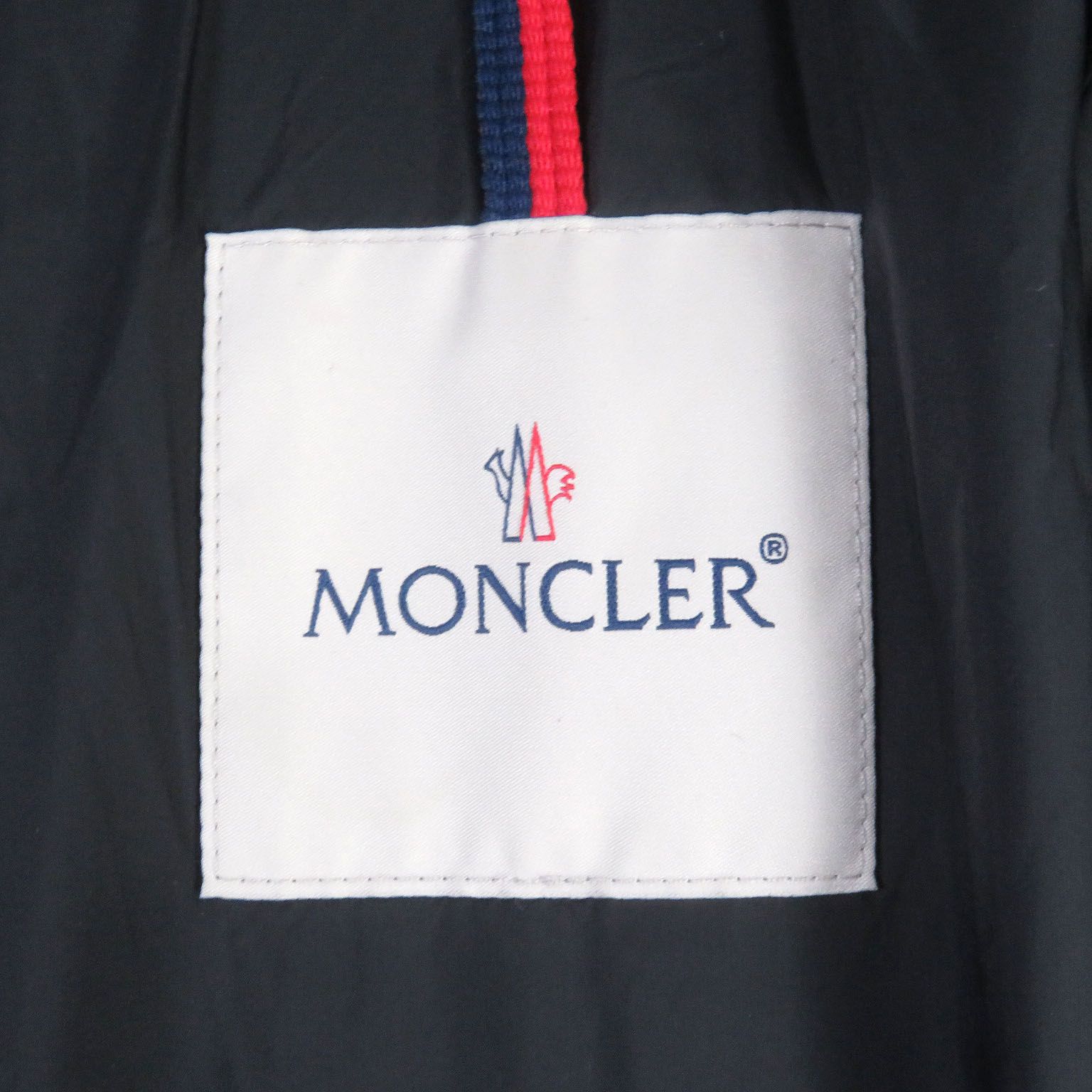 美品□MONCLER モンクレール 19-20AW MONTGENEVRE ウール ロゴワッペン ...