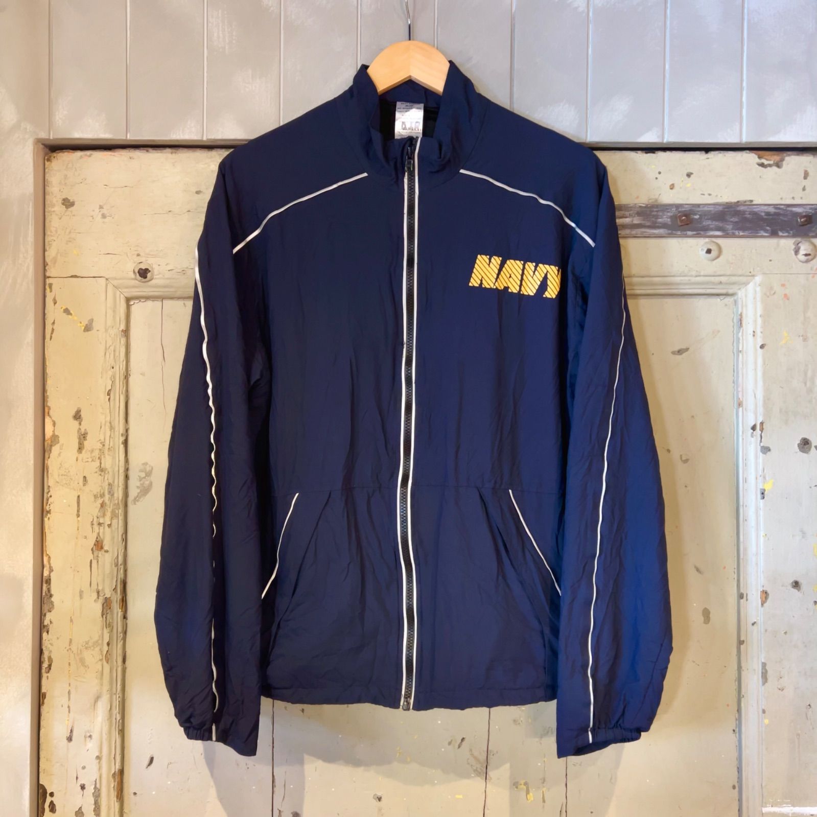 US NAVY ランニングジャケット USA製 ミリタリー 古着 Sサイズ - メルカリ