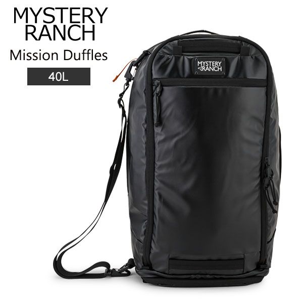 ミステリーランチ Mystery Ranch ダッフルバッグ 40L ミッション ダッフル ブラック Mission Duffel バックパック 防水 888564185131 ファッション 父の日 MRN-37