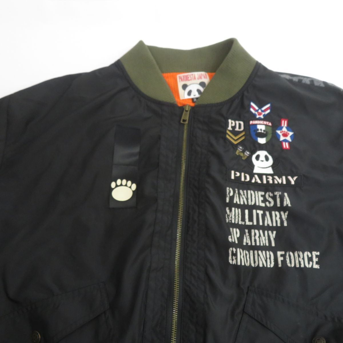 パンディエスタ フライトジャケット MA-1 ブラック 3Lサイズ パンディエスタ フライトジャケット MA-1 ブラック 3Lサイズ 【公式通販】