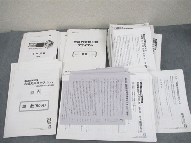 XL11-092 日能研 小6 全国公開模試 実力判定/学習力/合格力育成