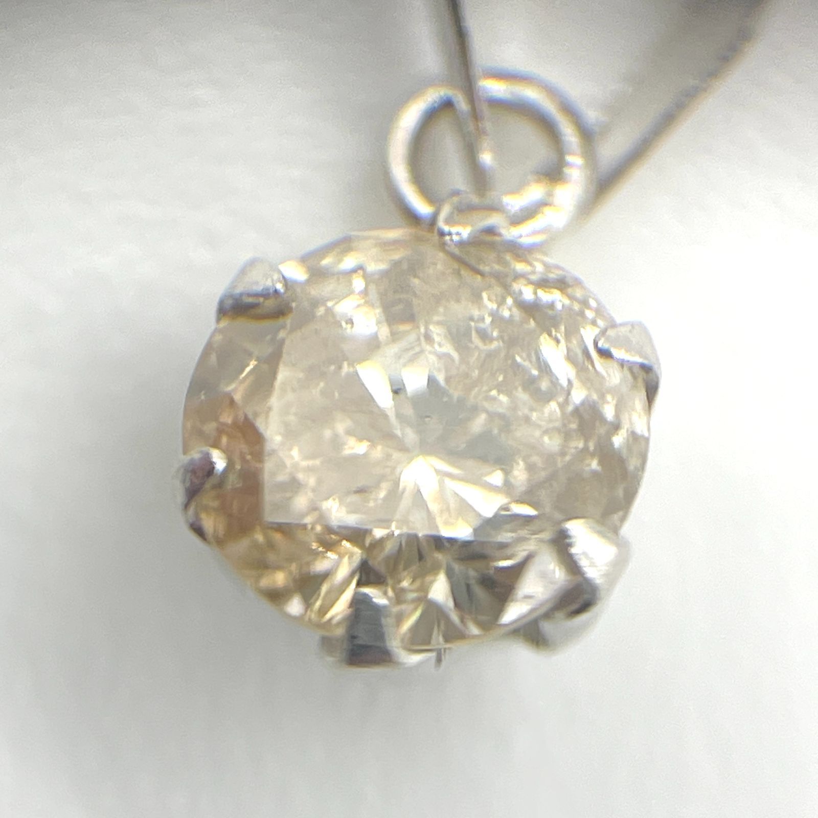 ネックレス ペンダントトップ Pt900 プラチナ ダイヤモンド 0.4ct 