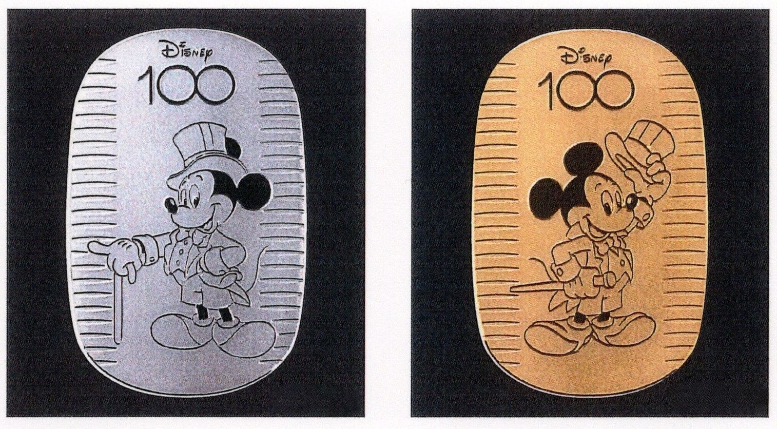 ディズニー100周年記念 プラチナ/純金小判 各30g - メルカリ
