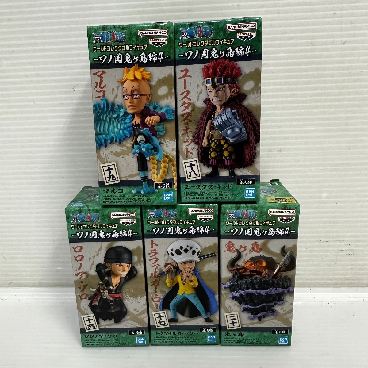 △ワンピース ワールドコレクタブルフィギュア ワノ国鬼ヶ島編1～11 全 