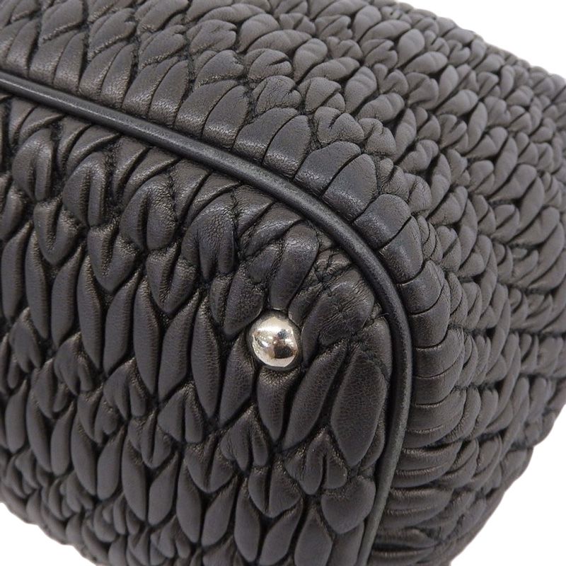 ミュウミュウ MIUMIU ナッパクリスタル マテラッセ 2WAYバッグ 