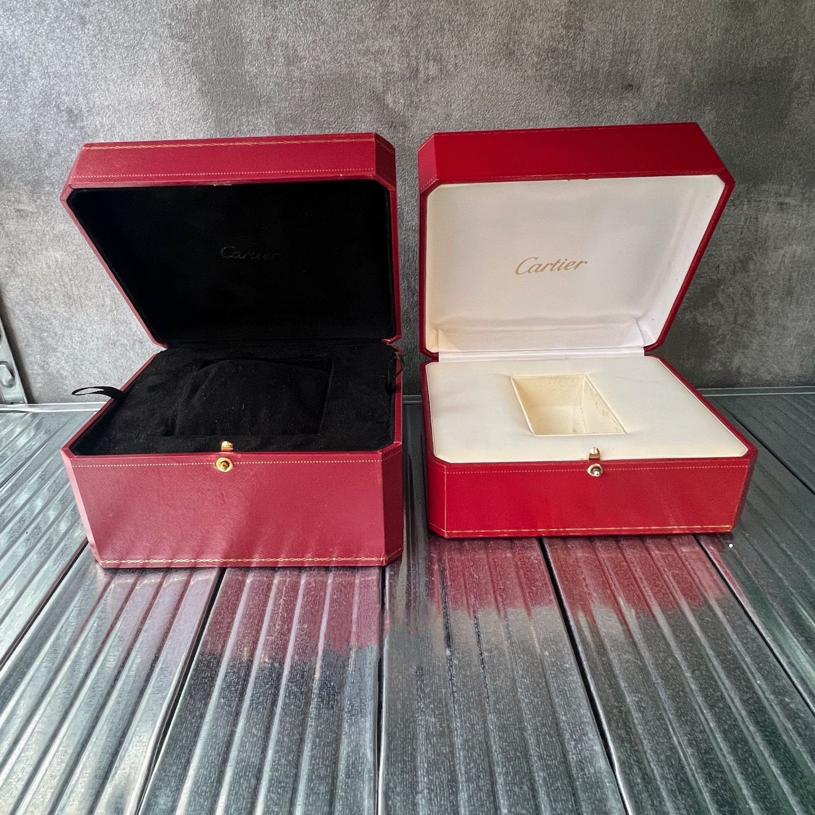 カルティエ Cartier 空箱 時計ケース 2Pセット - メルカリ