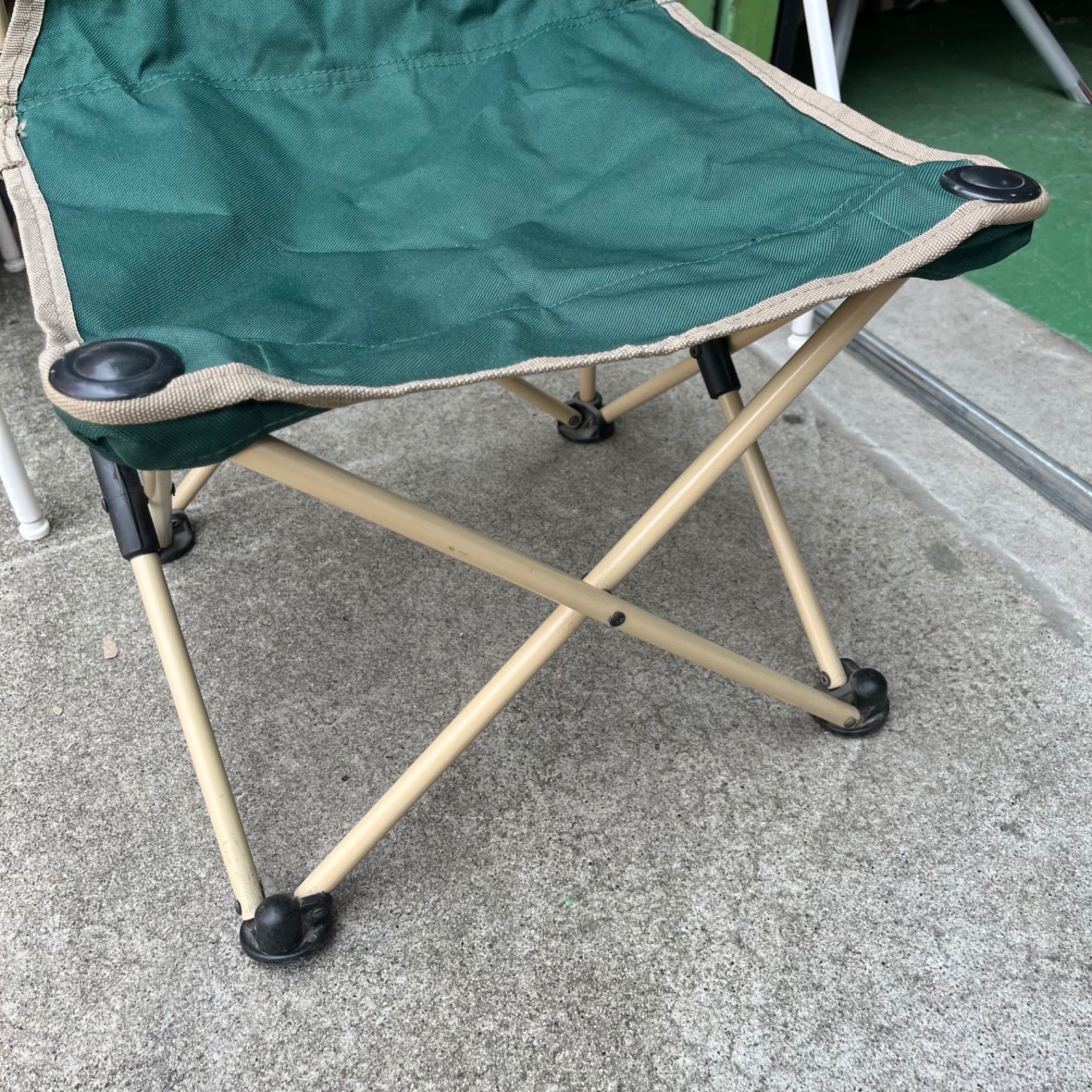 値下げ【美品】Coleman アウトドアチェア　グリーン Coleman コールマン チェア グリーン 緑 アウトドア キャンプ