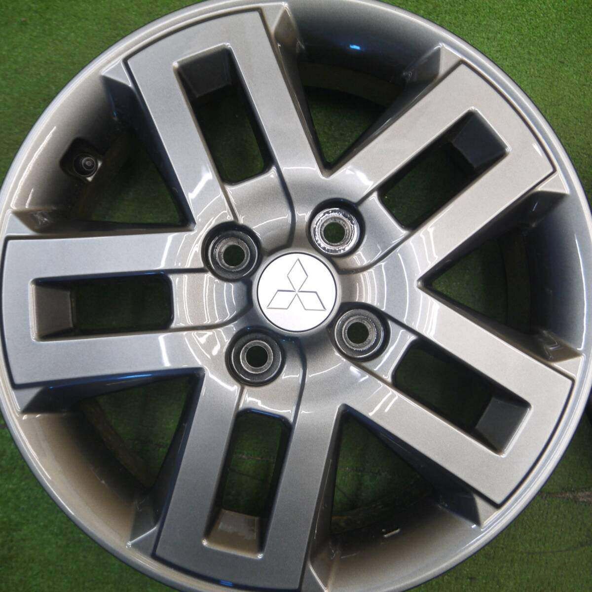 新車外し 1本 三菱 デリカ ミニ 純正 ホイール 15インチ 15×4.5J PCD100|4H 5021409Hホ 2
