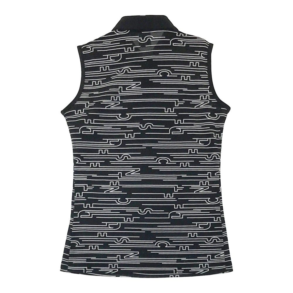 サイズ：M DESCENTE GOLF デサントゴルフ ノースリーブ ポロシャツ