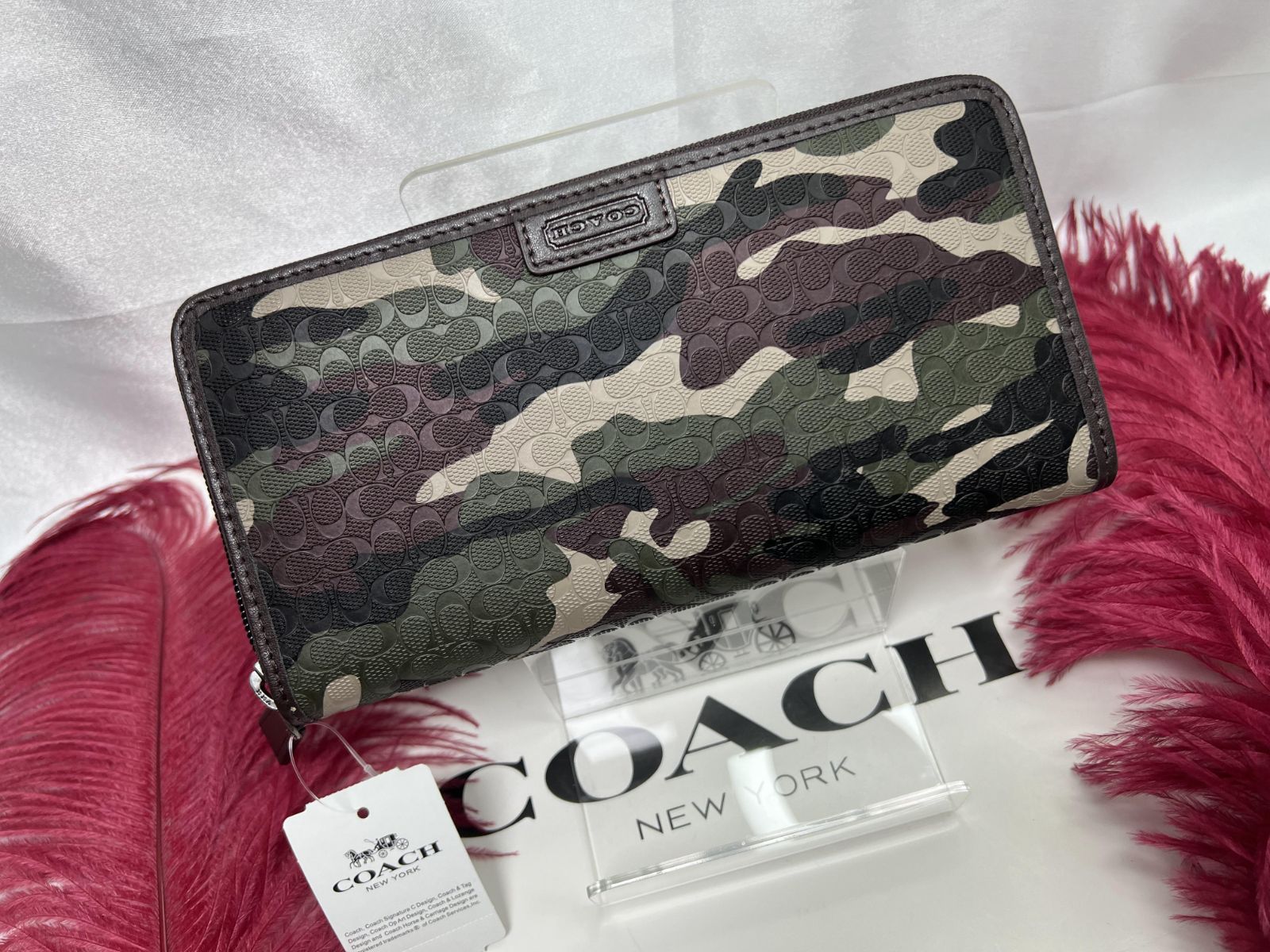 ✨COACH✨ファティーグカモフラージュ 長財布 - 長財布