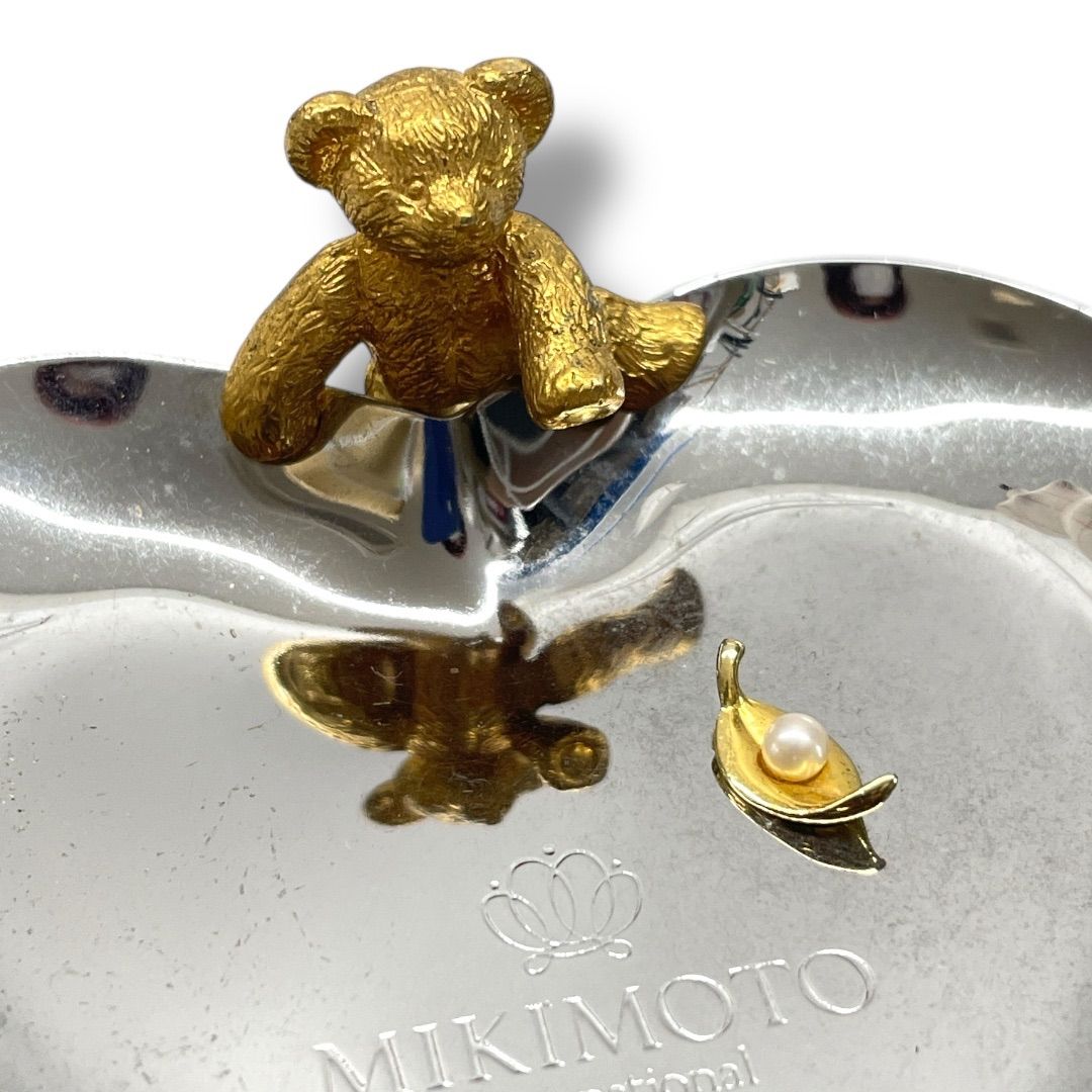 ミキモト　トレイGINZA BEAR 正規店入荷】【無料ラッピング】【名入れ代込】MIKIMOTO
