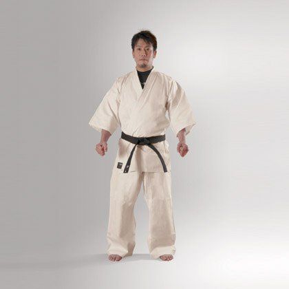 2号 ボディメーカー(BODYMAKER) BB-SPORTS BODYMAKER フルコンタクト 空手衣 アイボリー 2号 [上下セット・白帯付き] 1FKA2 1FKA2 6,958円