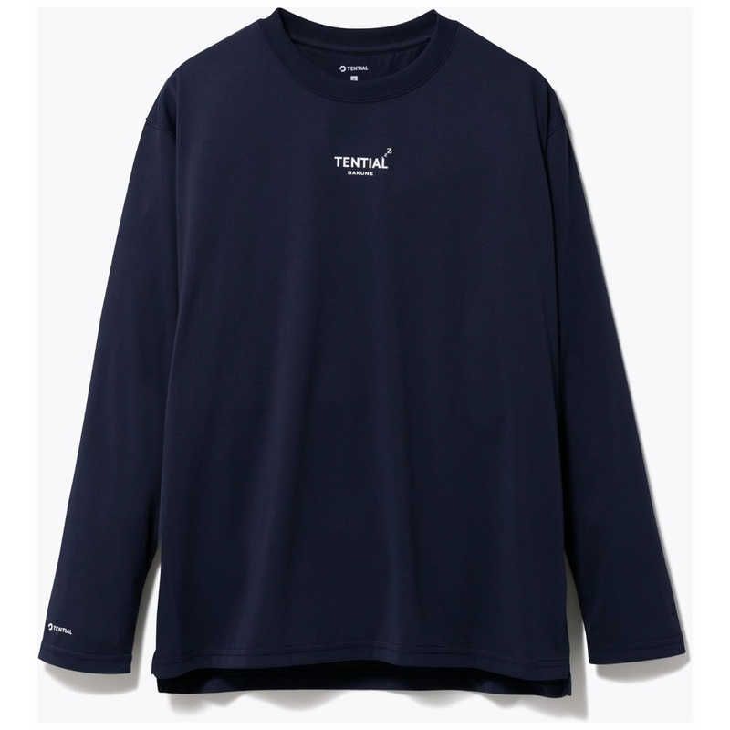 未開梱 TENTIAL Dry ドライ トップス 長袖 -23SS Lサイズ BAKUNE バクネ ネイビー 100104000021