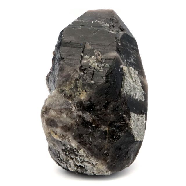 モリオン 原石 ポイント 黒水晶 山東省産 856g 天然石 パワーストーン 1点もの Morion 送料無料 クリスマス 贈り物 ギフト プレゼント