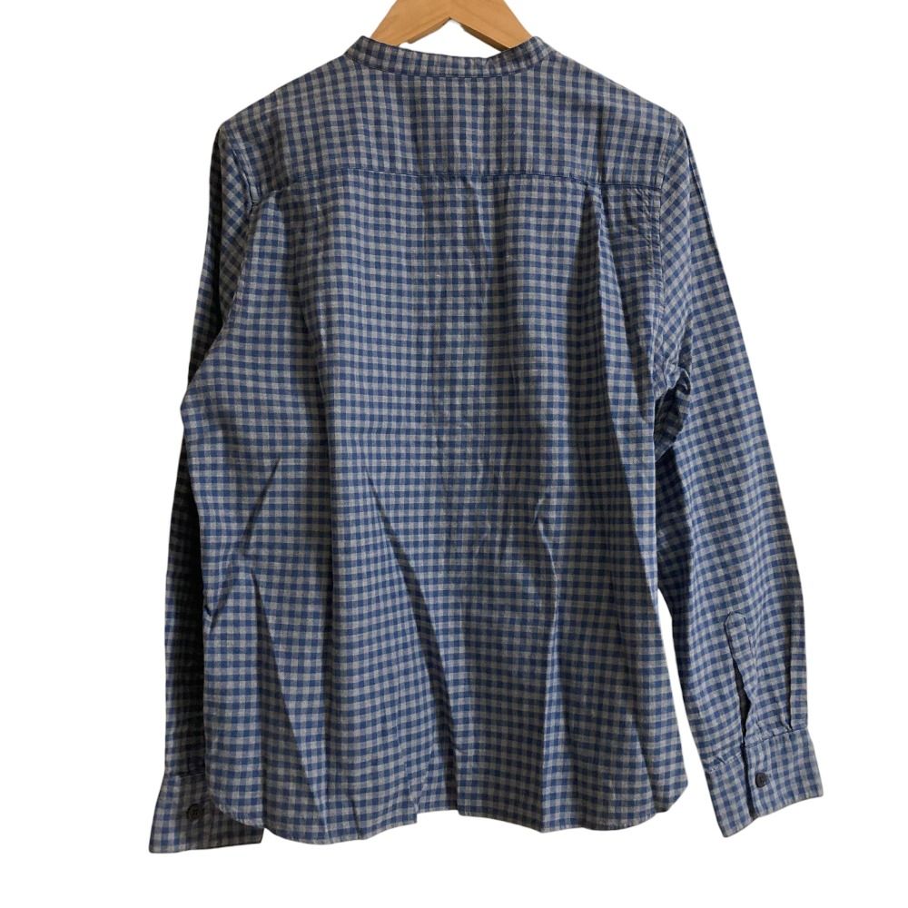 カシミヤ混 マーガレットハウエル メンズ Lサイズ チェックネルシャツ カシミヤ混 マーガレットハウエル メンズ Lサイズ チェック