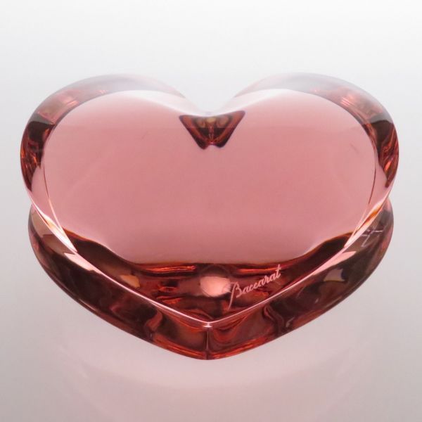 Baccarat バカラ ハート フィギュリン ペーパーウェイト クリスタル
