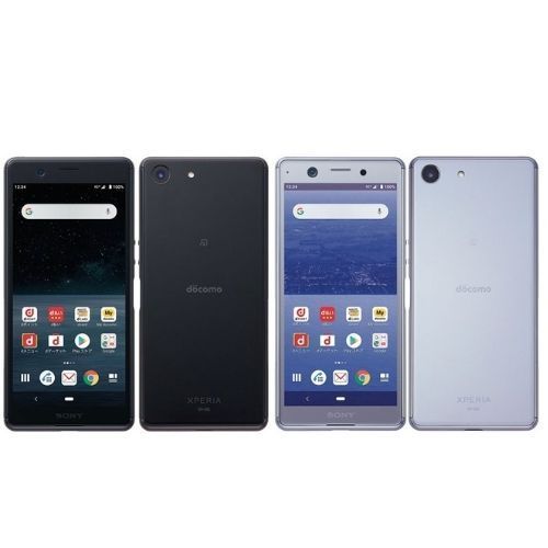 【中古品】docomo Xperia Ace  SO-02L ブラック パープル