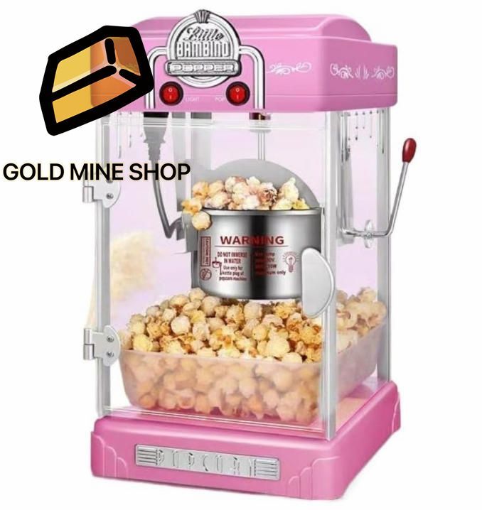 ポップコーンメーカー 業務用ポップコーン製造機 新しい小型ポップコーンマシン 簡単 自動 家庭用 安全 ホームパーティ イベント 大活躍 お菓子作り 調理家電 電気ポップコーンマシン ピンク