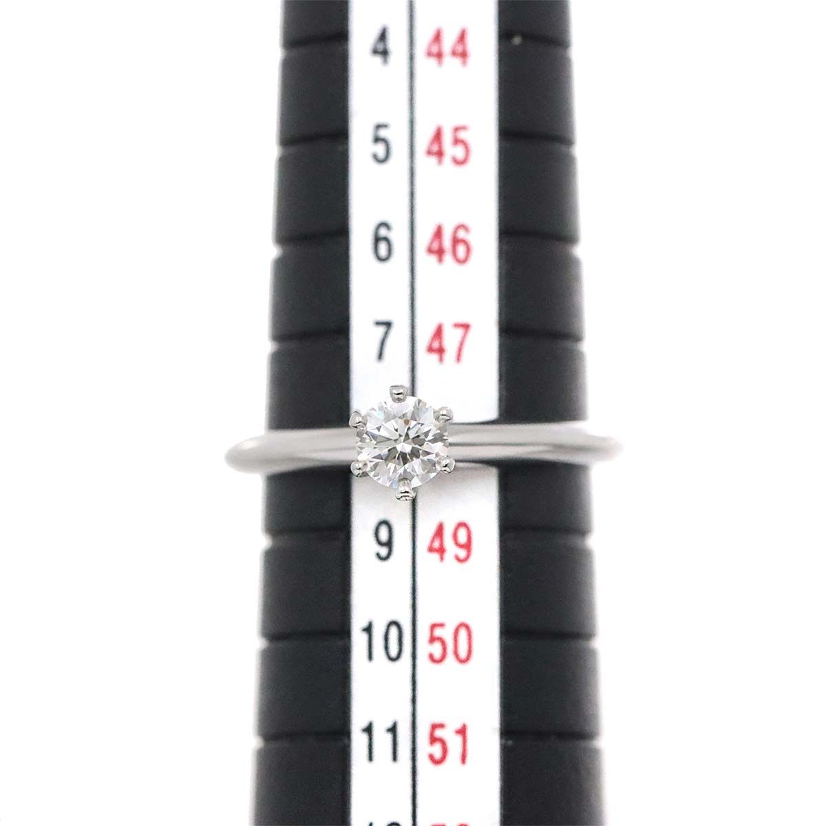 ティファニー TIFFANY&CO. ソリティア ダイヤ 0.28ct G/VVS1/3EX 8号