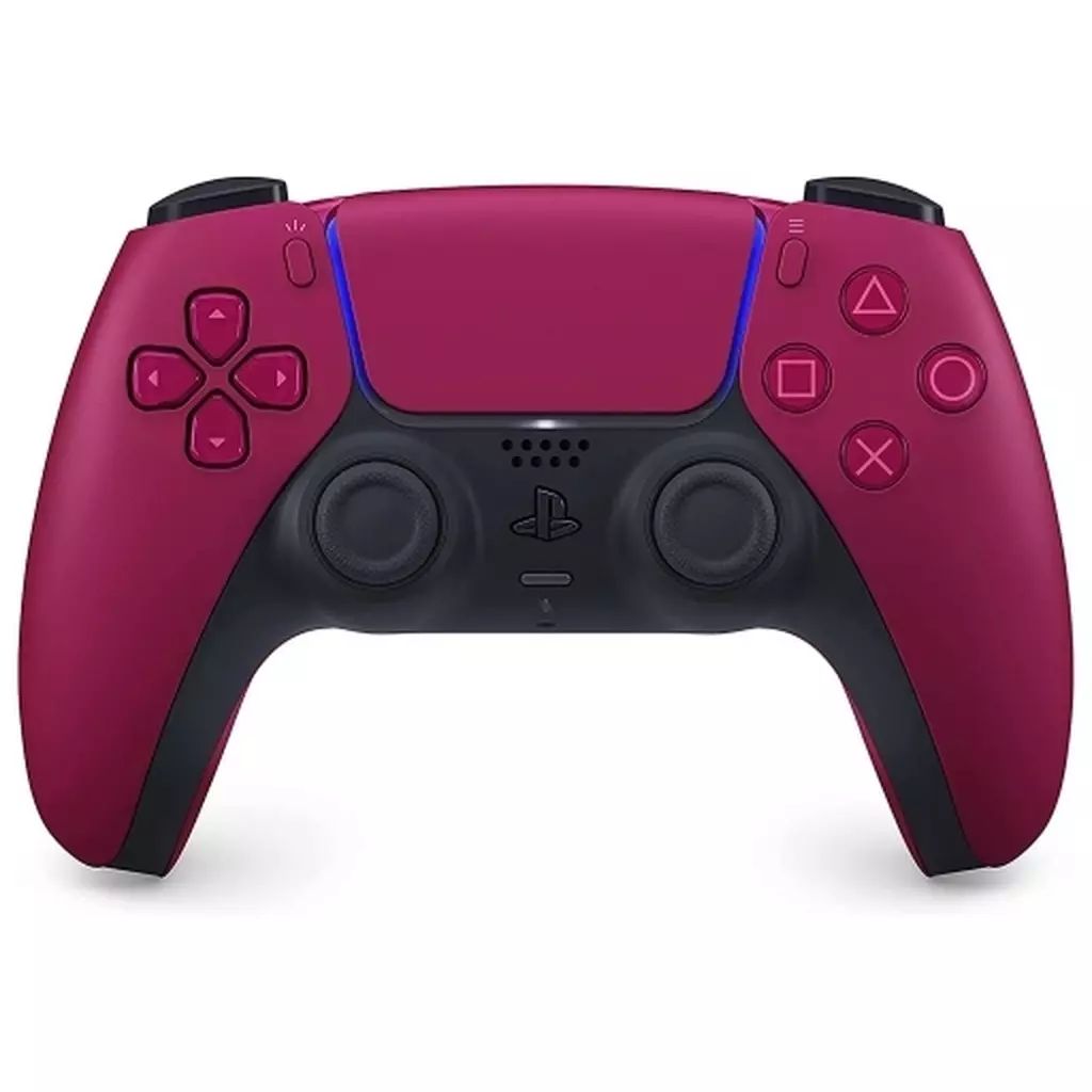 PS5 DualSense コズミックレッド コントローラー 中古美品 24▢DualSense PS5コントローラーコズミックレッド NS0707-4