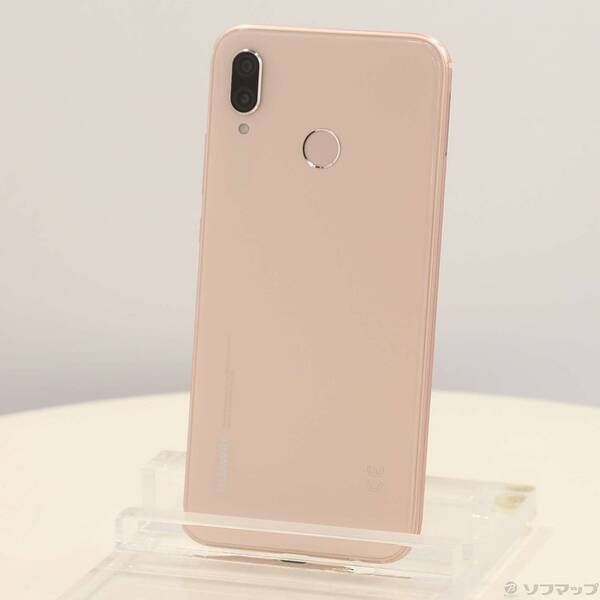 中古品〕 HUAWEI P20 lite 32GB サクラピンク ANE-LX2J SIM