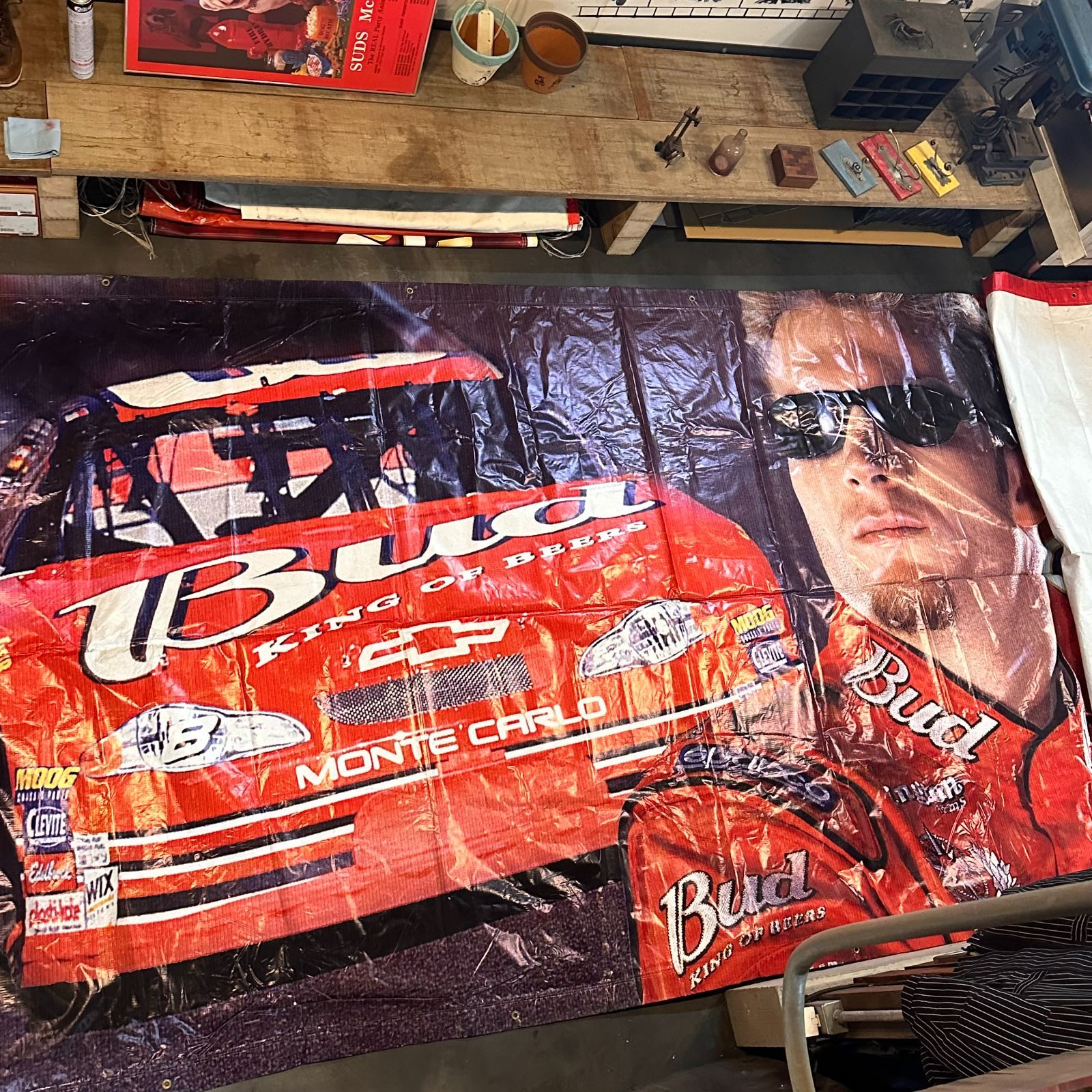 NASCAR×Budweiser大型バナー