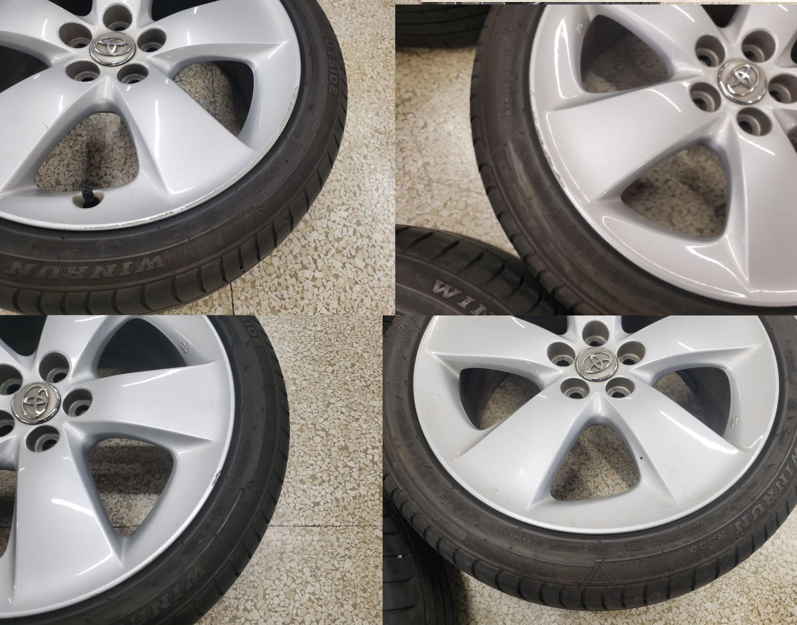 ◎傷少美品 ZVW30 トヨタ プリウス G ツーリング 純正 17in 7j +50 
